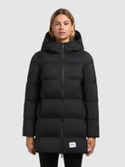 khujo-tanare3-damen-steppjacke-black-regular-fit-mit-kapuze image 4