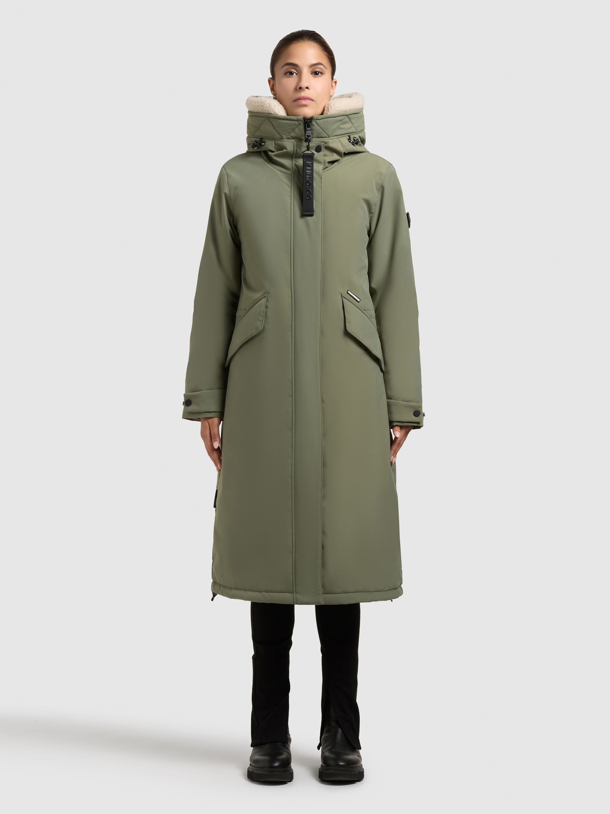 khujo-mantel-agneta2-damen-wintermantel-muted-green-2 image 2