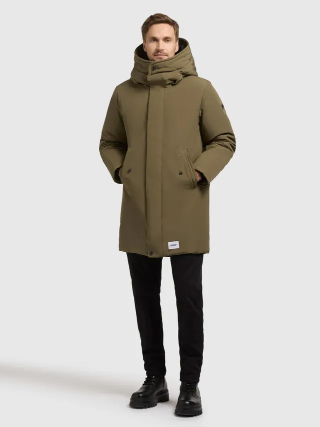 khujo-coat-hiro-scrub-green-kurzmantel-mit-kapuze-und-rucksacktr-gern image 1