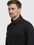khujo-jacke-arlo-cargojacke-fieldjacket-schwarz image 8