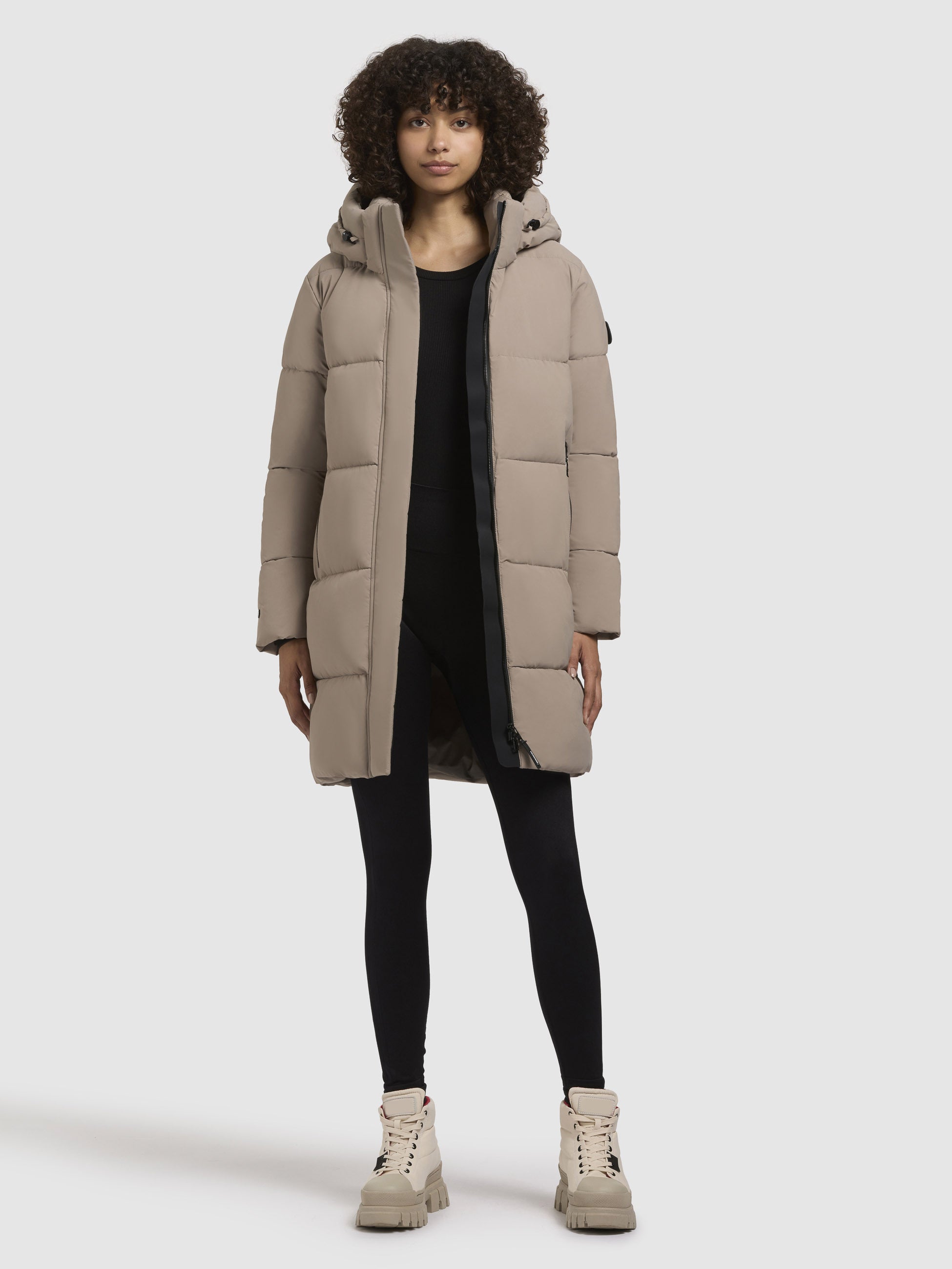 khujo-jacke-haya-matt-graubeige image 6