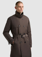 khujo-tarm-damen-mantel-graphite-grey-trenchcoat-wattiert image 8