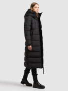 khujo-coat-deria4-black-damen-wintermantel-wadenlang-wattiert-regular-fit image 6