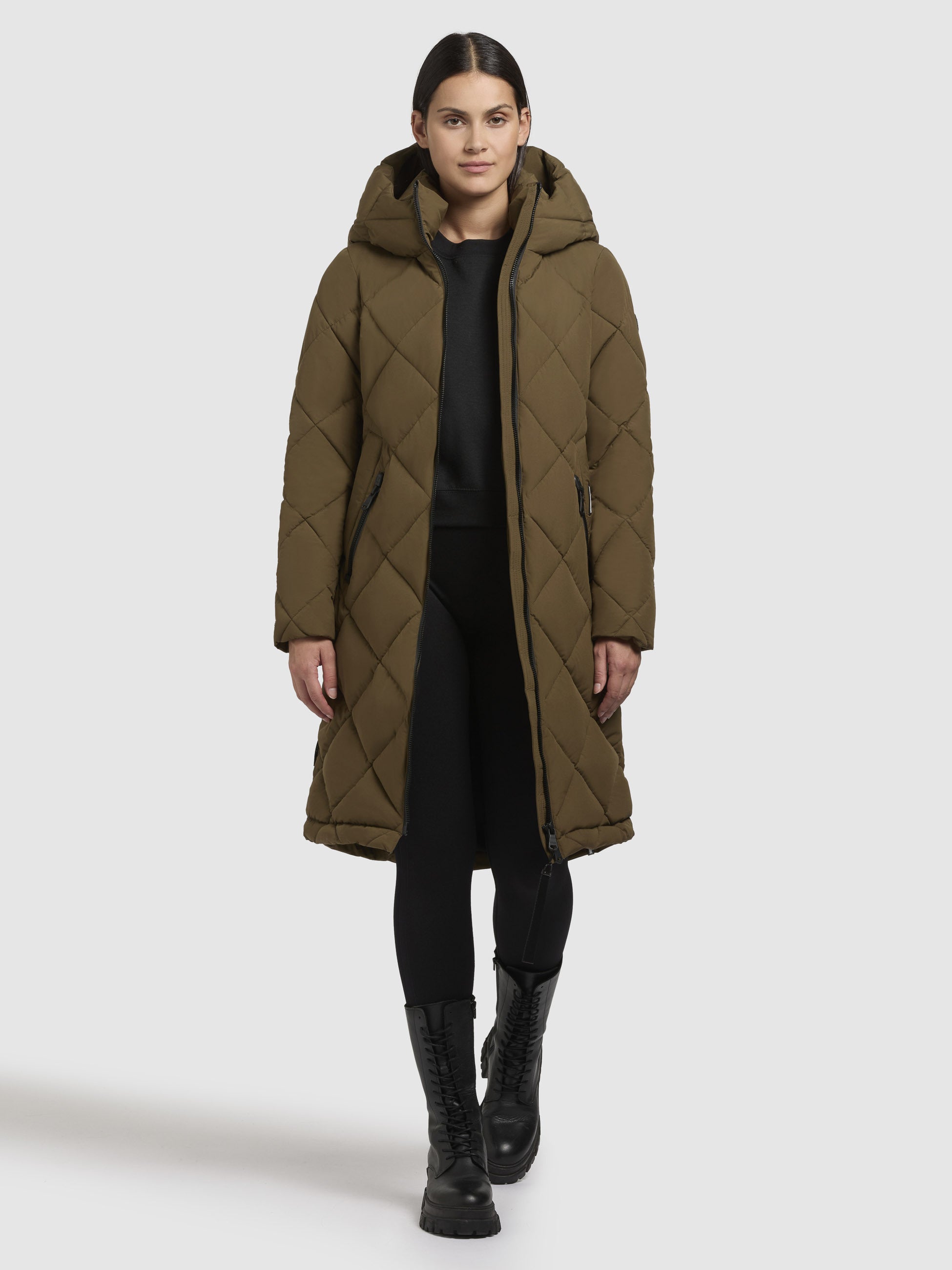 khujo-mantel-ante-khaki-gesteppter-steppmantel-knielang-f-r-damen image 6
