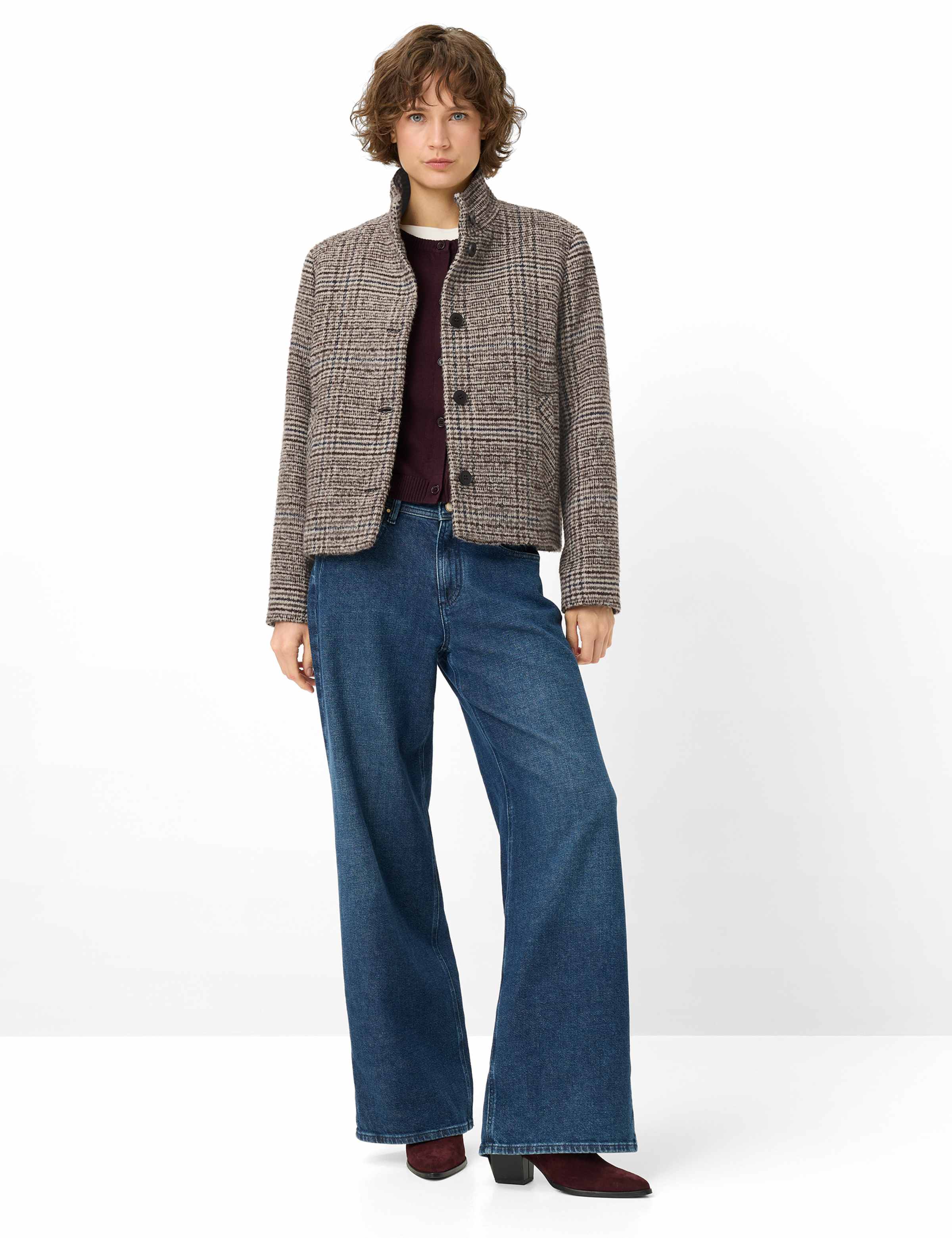 fuchs-schmitt-wolljacke-stratford-damen-kurzjacke-karo image 5