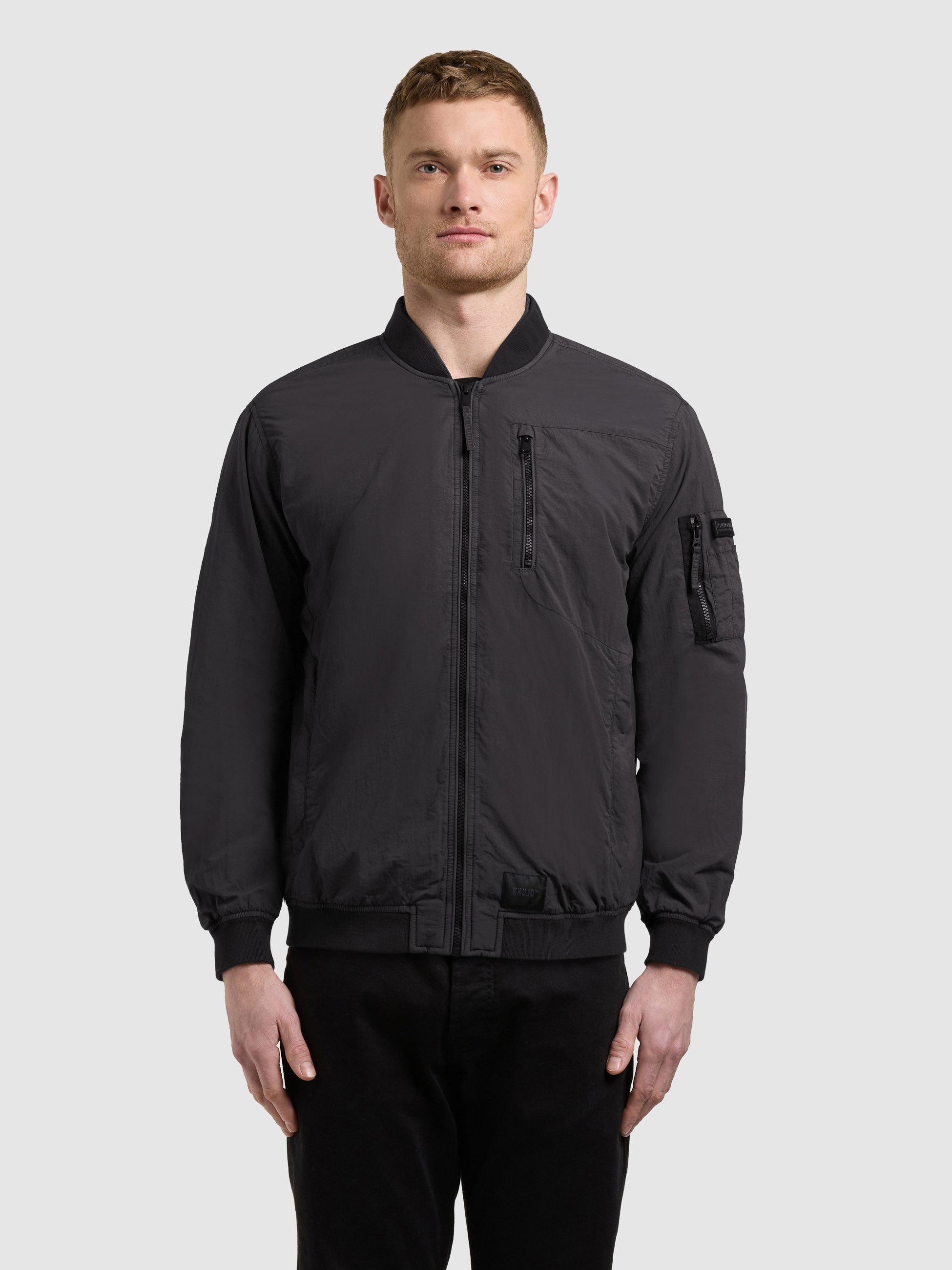 khujo-ibe-blousonjacke-black-garment-dye image 4