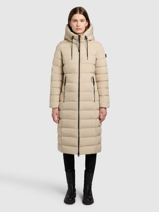khujo-simmie-steppmantel-damen-beige-knielang image 1