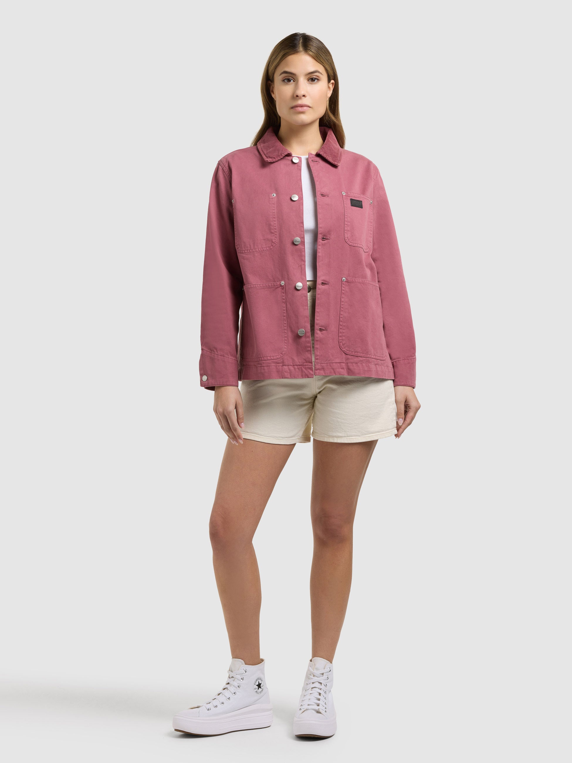 khujo-jacke-suzy-fuchsia-fieldjacket-sommerjacke image 6