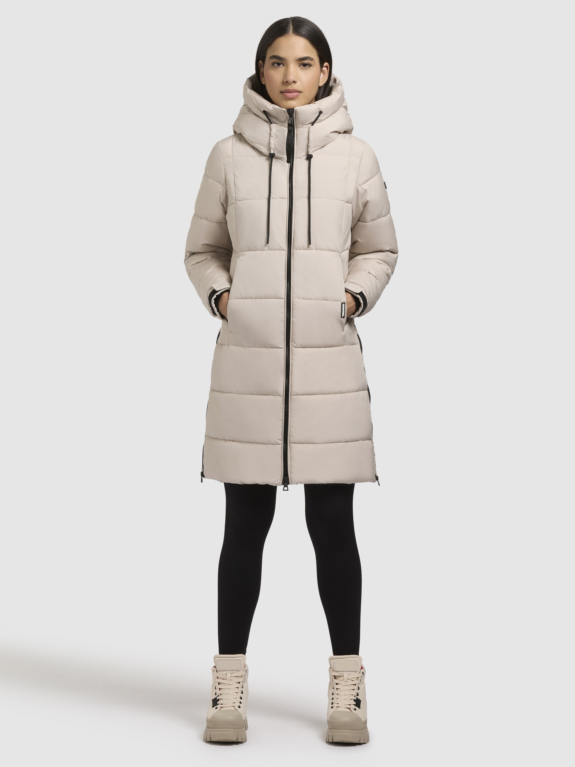 khujo-mantel-indie2-hellbeige-warm-wattierter-damen-wintermantel-2 image 1