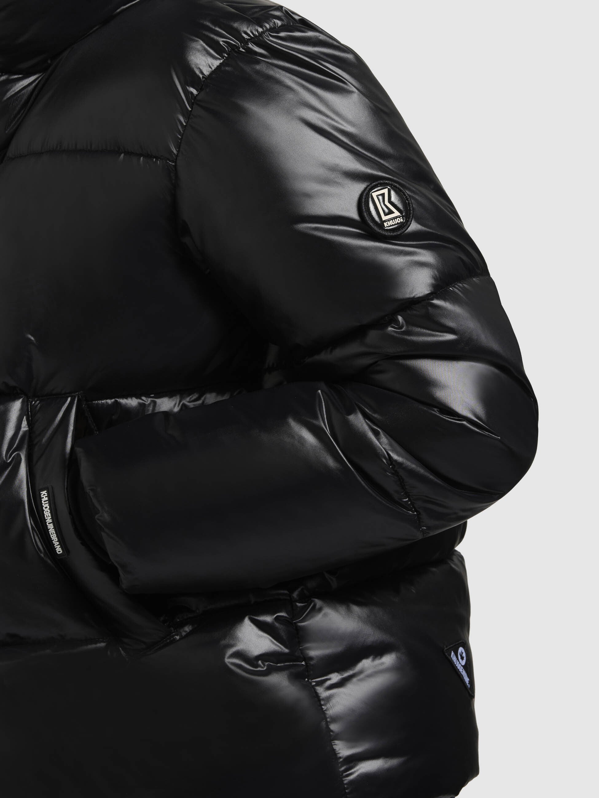 khujo-jacke-ewa-schwarz-gl-nzende-steppjacke-h-ftlang-f-r-damen image 8