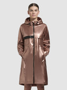 khujo-mantel-phoebe-damen-rosa-metallic-knielang-regular-fit image 4