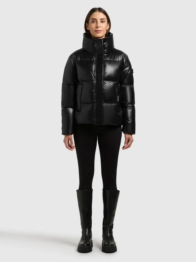 khujo-rinja2-damen-steppjacke-shiny-black-gl-nzende-h-ftlange-winterjacke-loose- image 1
