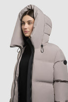 khujo-mantel-aroma-graubeige-wadenlanger-damen-steppmantel-regular-fit image 7