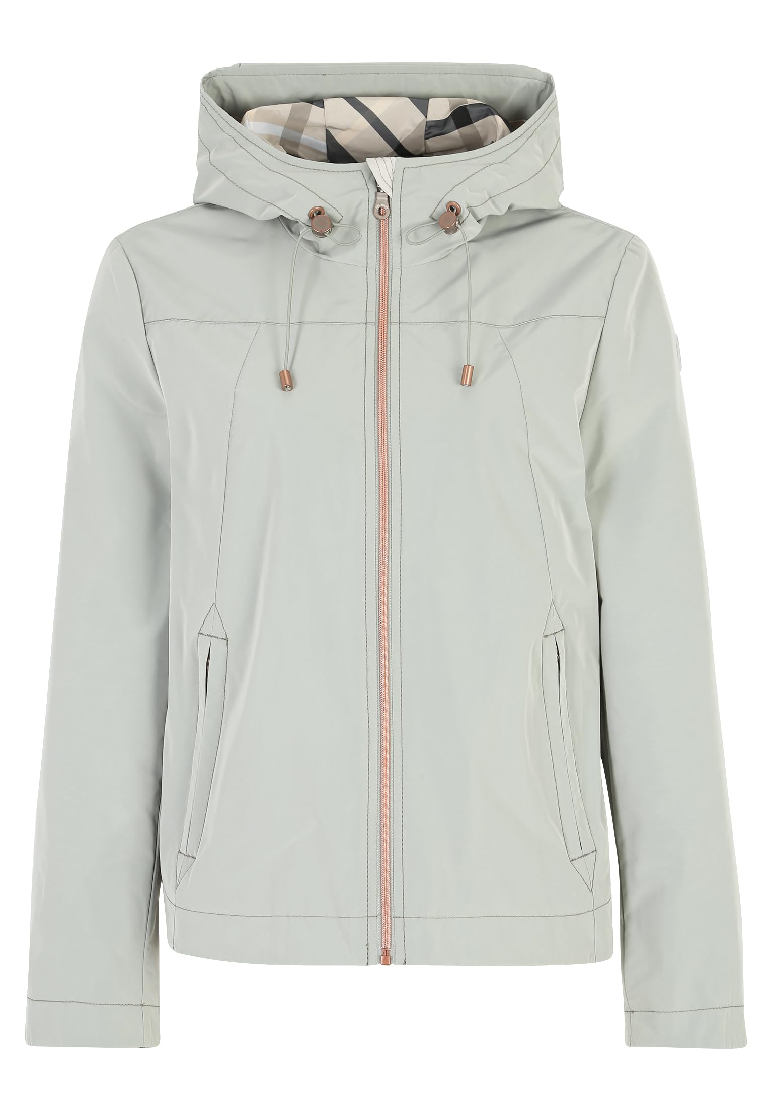 gil-bret-damen-sommerjacke-mit-kapuze-karo-futter image 4