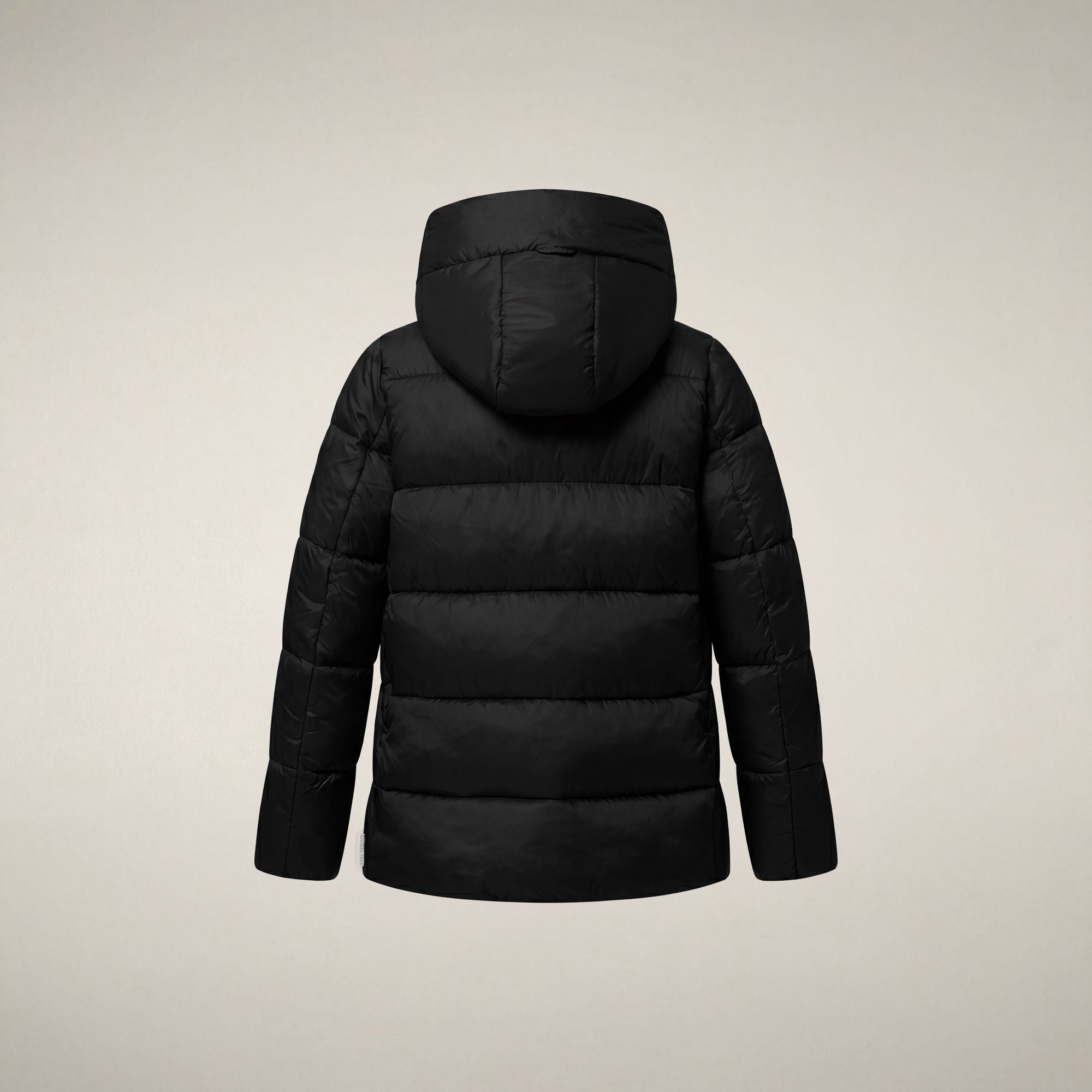 save-the-duck-gracie-m-dchen-steppjacke-schwarz-a-linie-mit-kapuze image 2