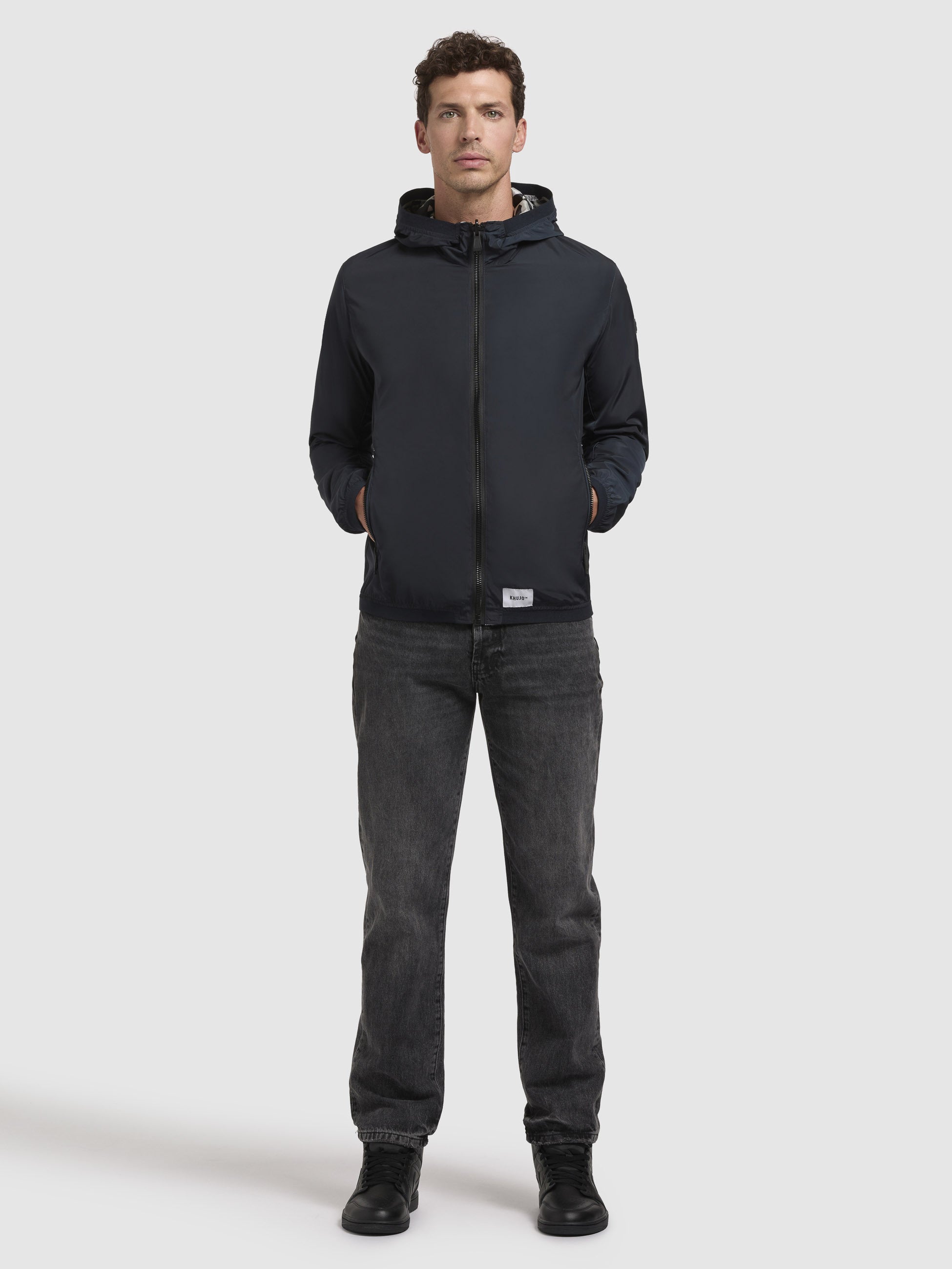khujo-jacke-ferd-dunkelblau-damen-kapuzenjacke-regular-fit image 1