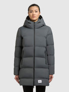 khujo-dido4-damen-wintermantel-foam-green-gesteppt-regular-fit image 4