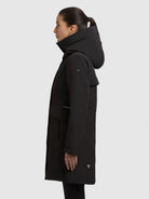 khujo-mantel-sina-black-damen-wintermantel-kurz-schwarz image 5