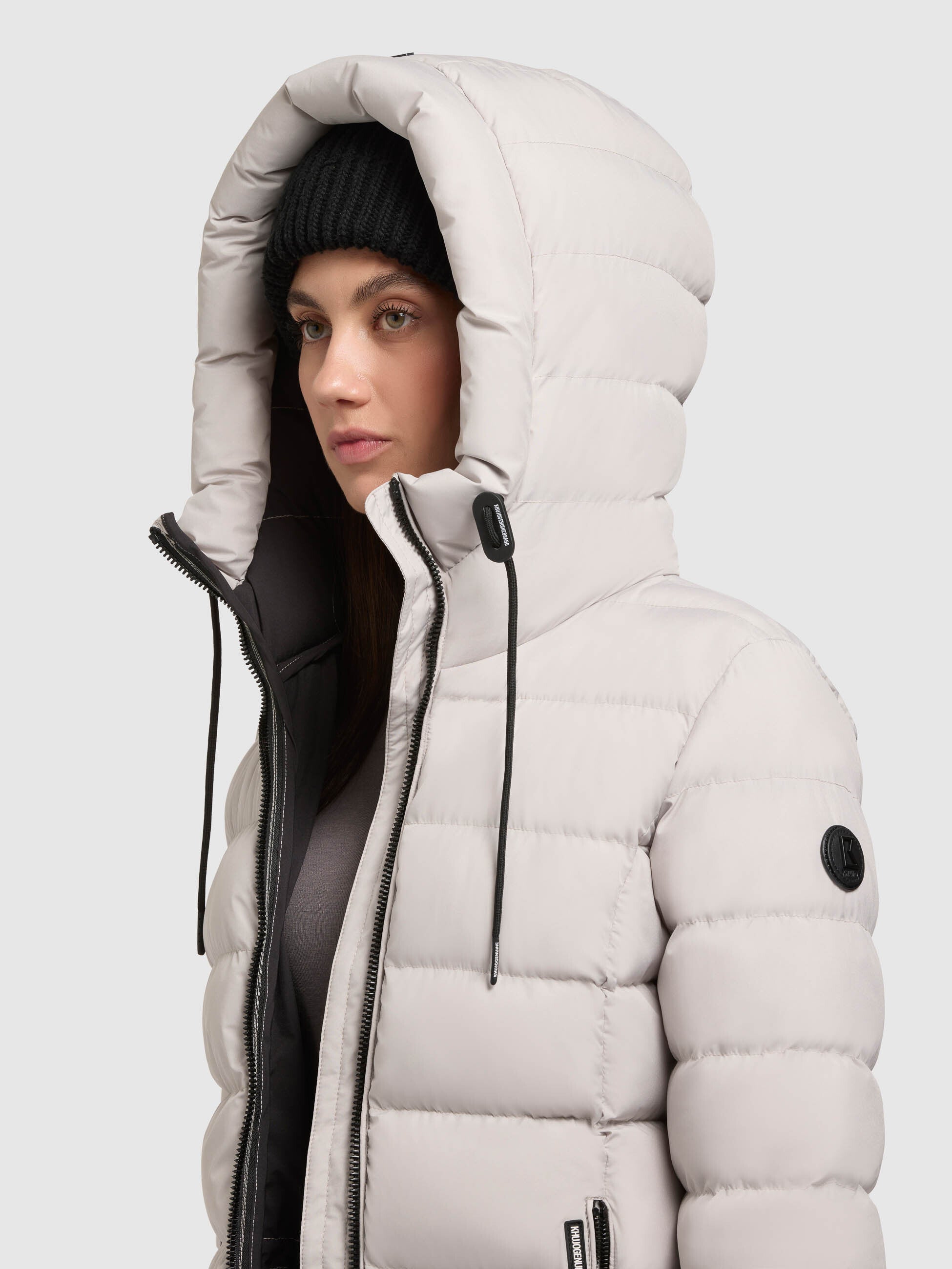 khujo-mantel-simmie-hellgrau-damen-steppmantel-knielang-regular-fit image 7