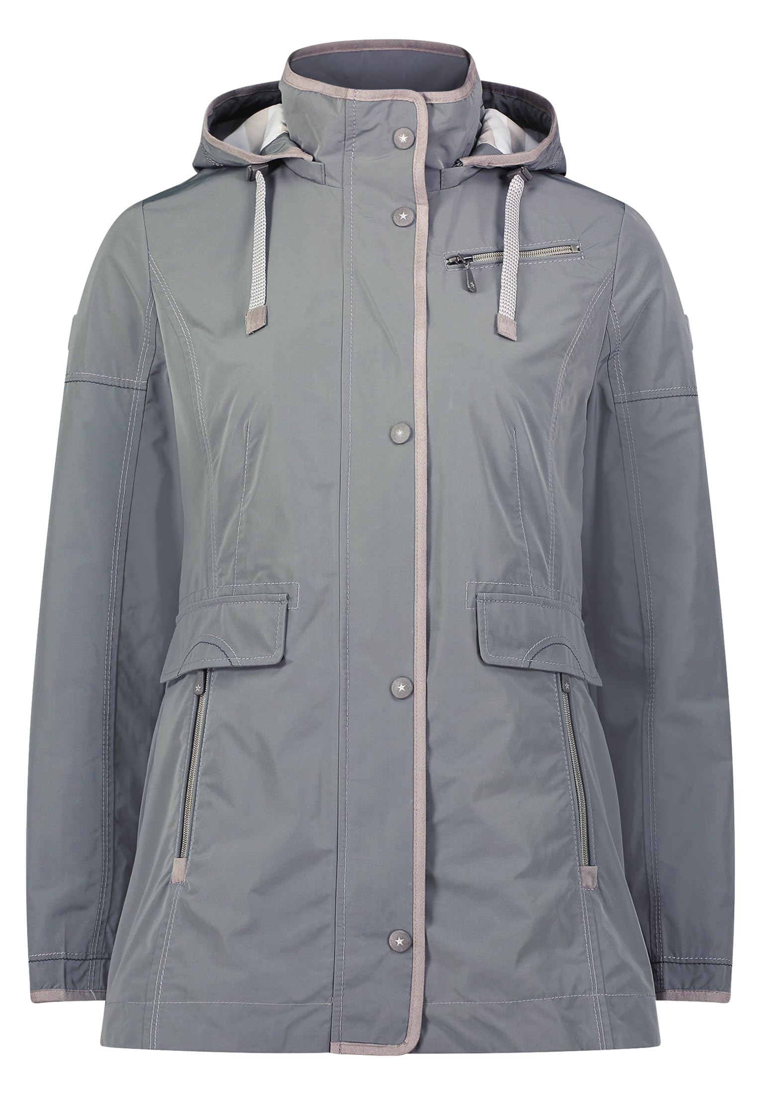 gil-bret-damen-sommerjacke-cleo-mit-kapuze-und-streifenfutter image 1