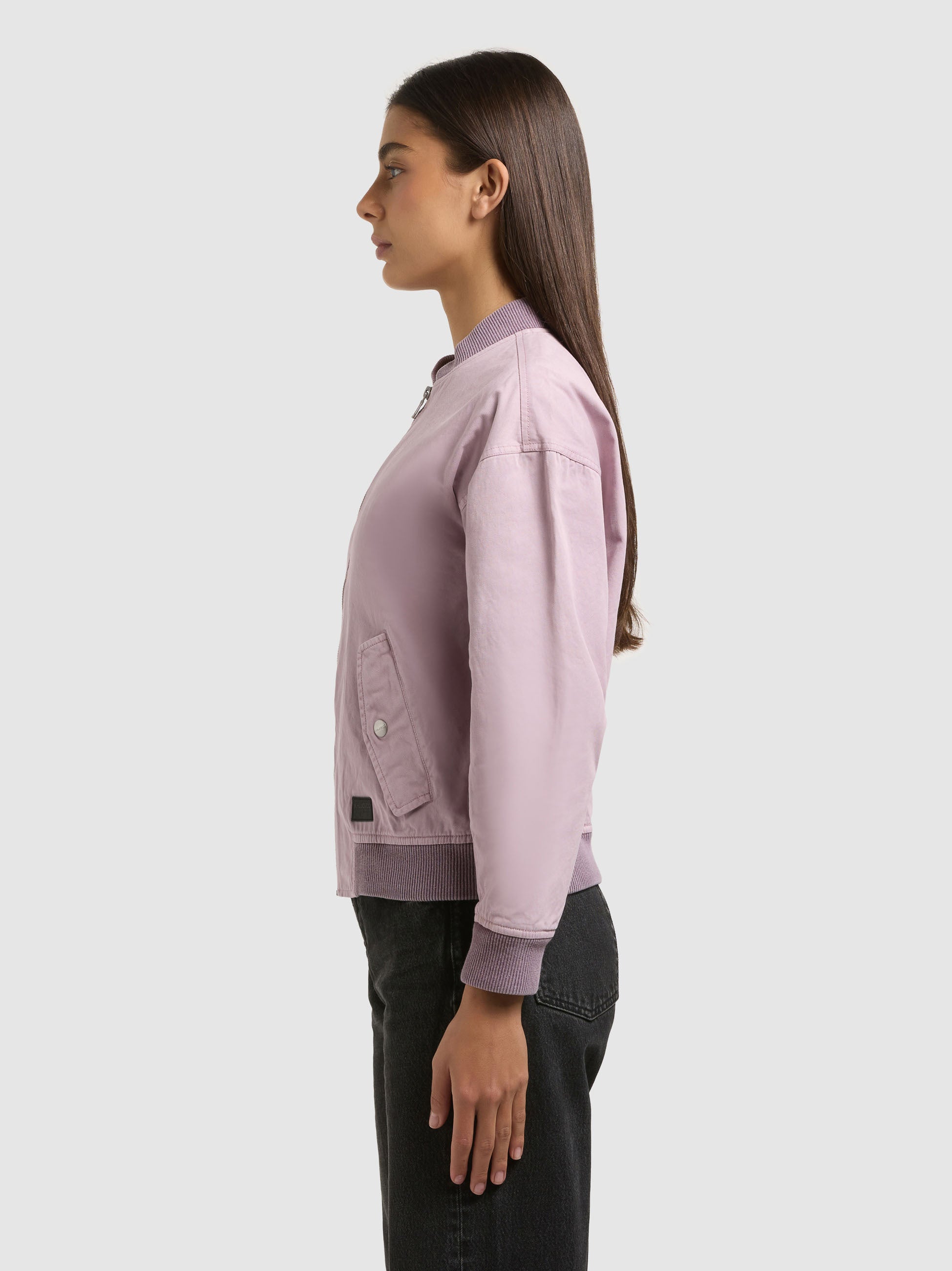 khujo-jacke-inie-violet-damen-blouson-bomberjacke-aus-baumwoll-twill image 5