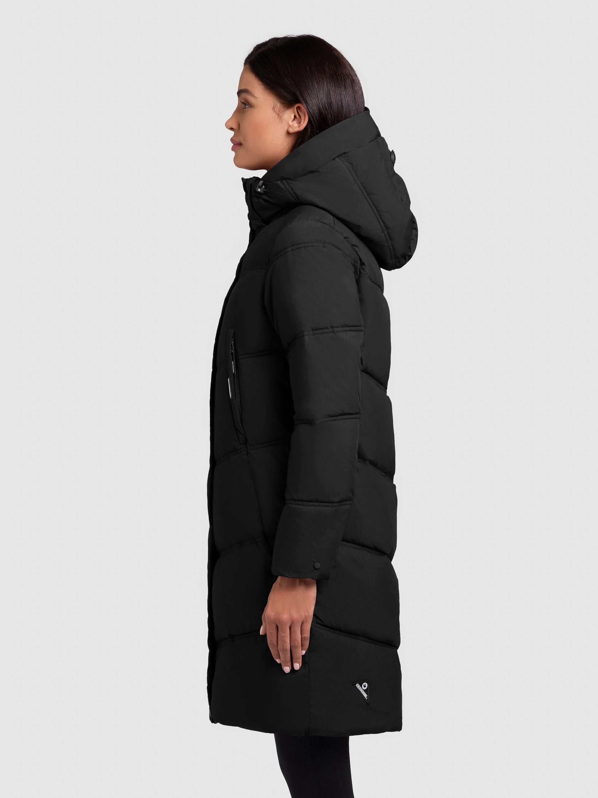 khujo-mantel-graya-black-damen-kurzmantel-regular-fit-mit-abnehmbarer-kapuze image 5