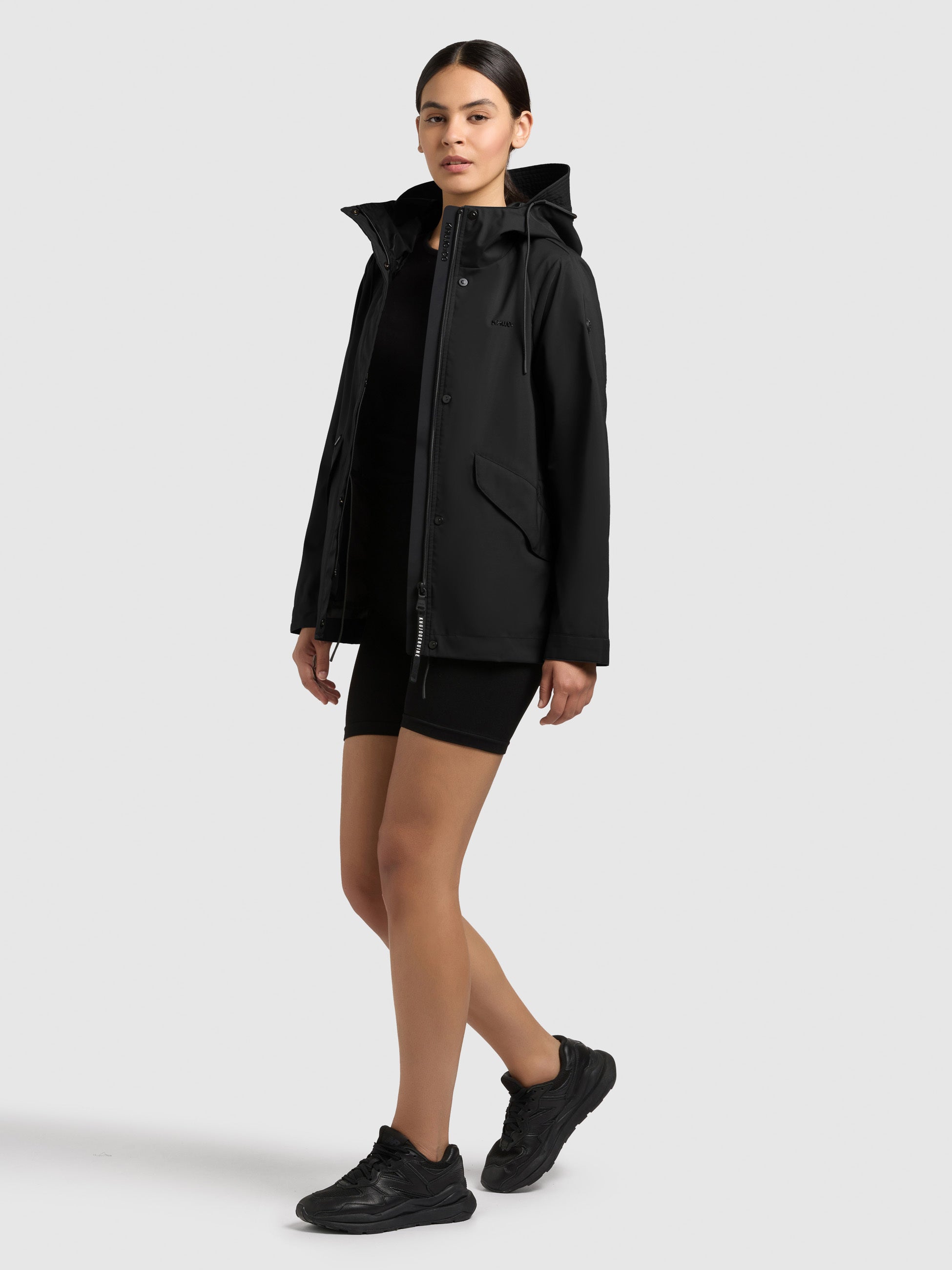 khujo-jacke-sang2-black-regenjacke-mit-kapuze image 6