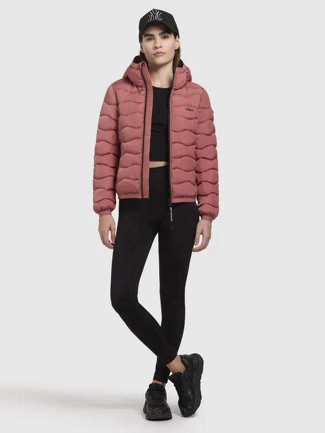 khujo-jacke-nargo-rostrot-damen-steppjacke-slim-fit image 1