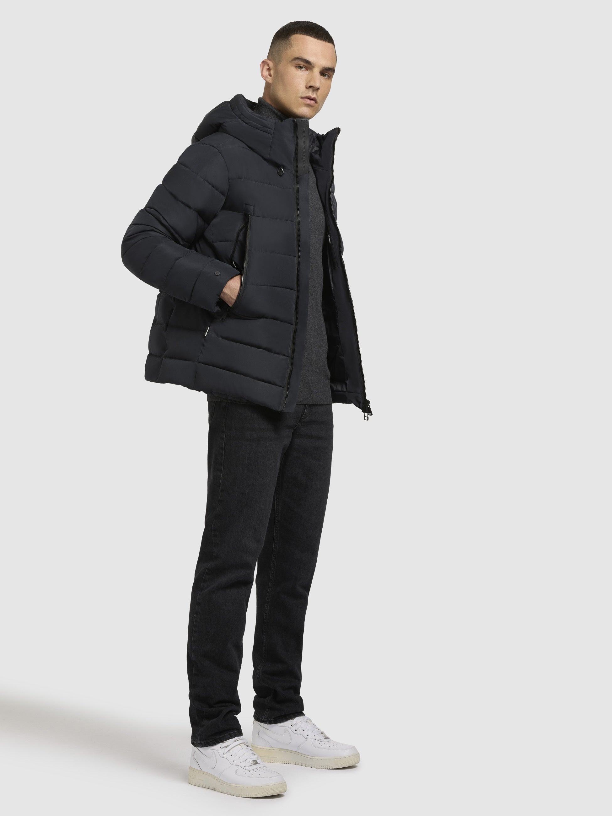 khujo-jacke-wou-dunkelblau-h-ftlange-steppjacke-mit-kapuze-im-regular-fit image 6