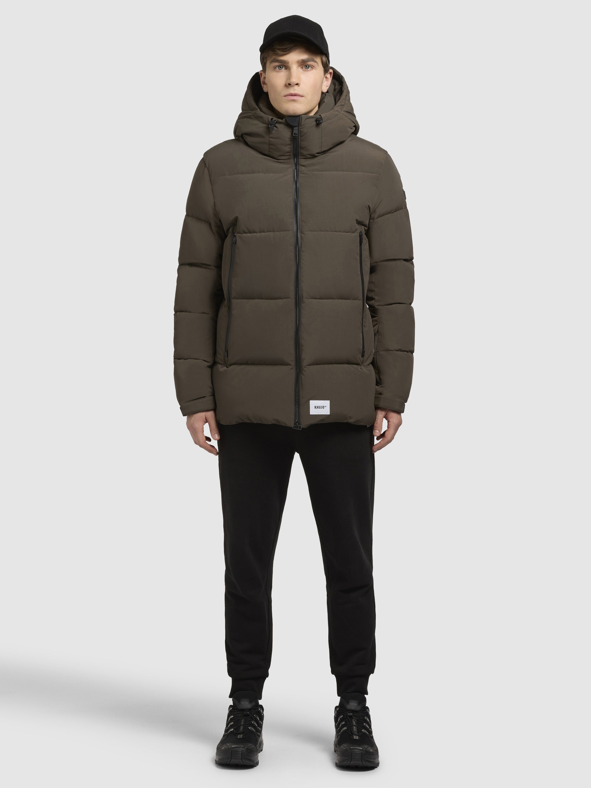 khujo-roan-winterjacke-in-khaki-mit-kapuze image 6