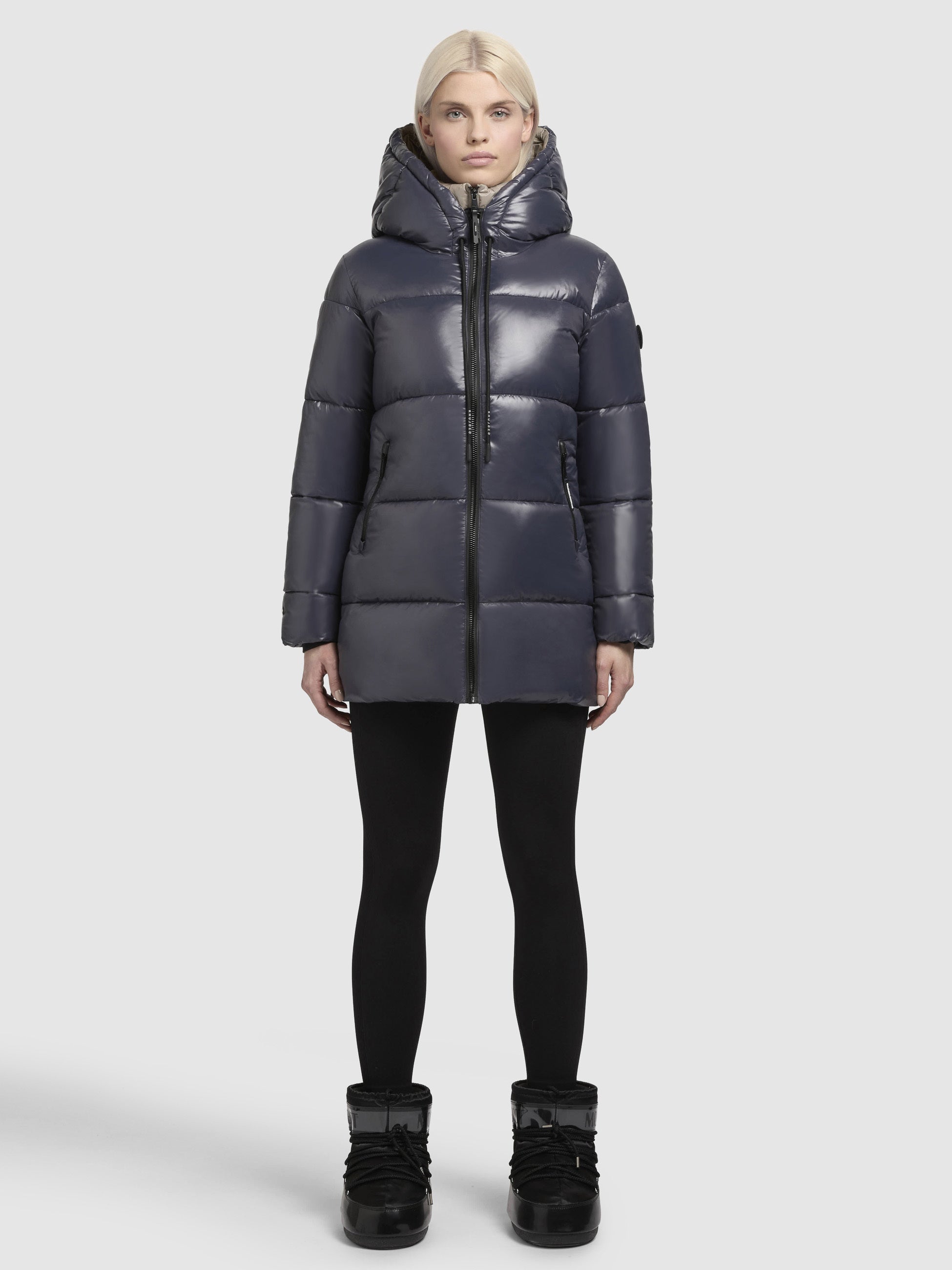 khujo-jacke-grana-dunkelblau-gl-nzende-damen-steppjacke-regular-fit image 2