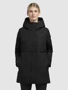 khujo-jacke-lotta-schwarz-leichte-kapuzenjacke-im-slim-fit image 4