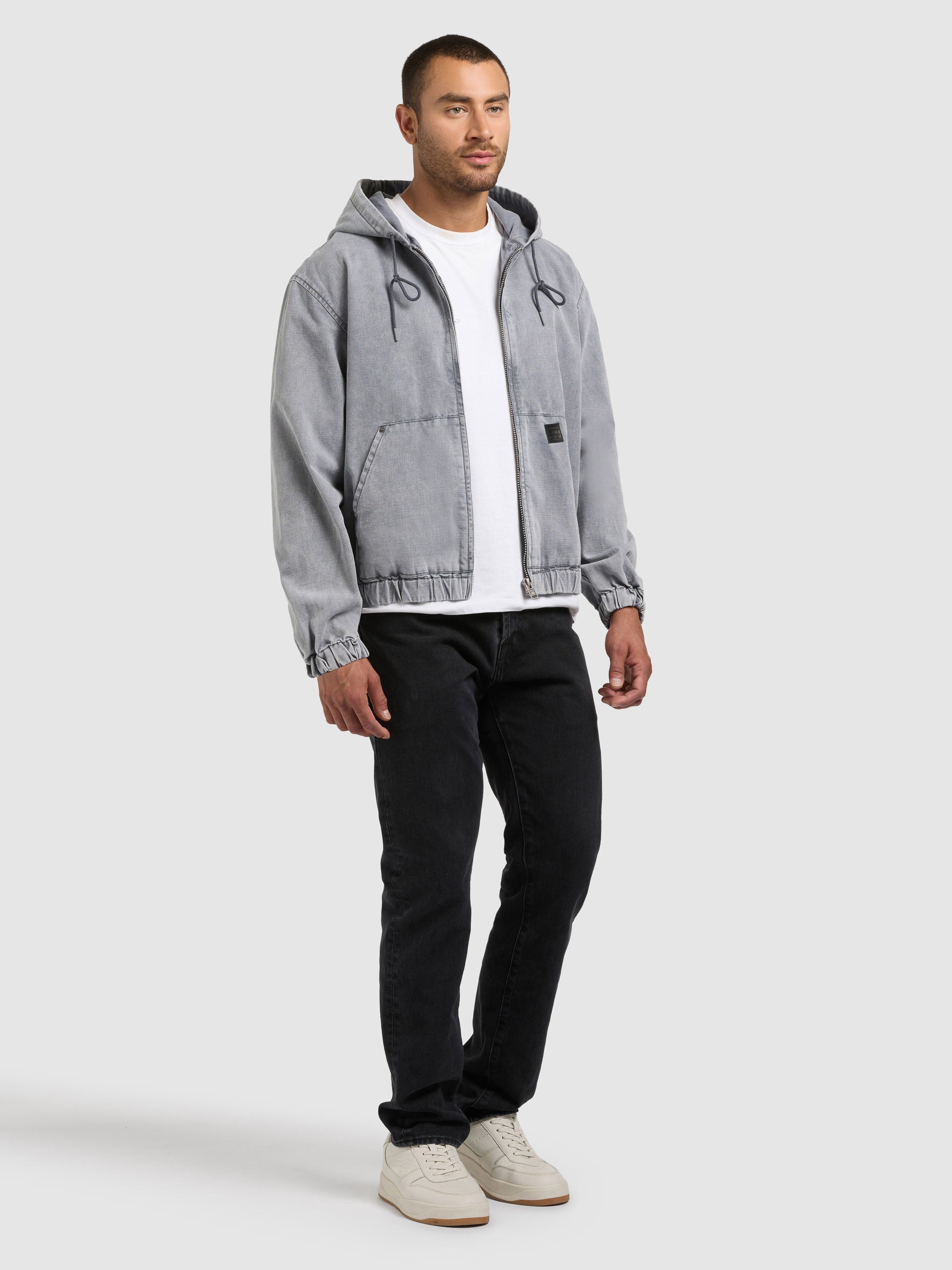 khujo-darrel-blousonjacke-grey-kapuzenjacke-mit-loose-fit image 6