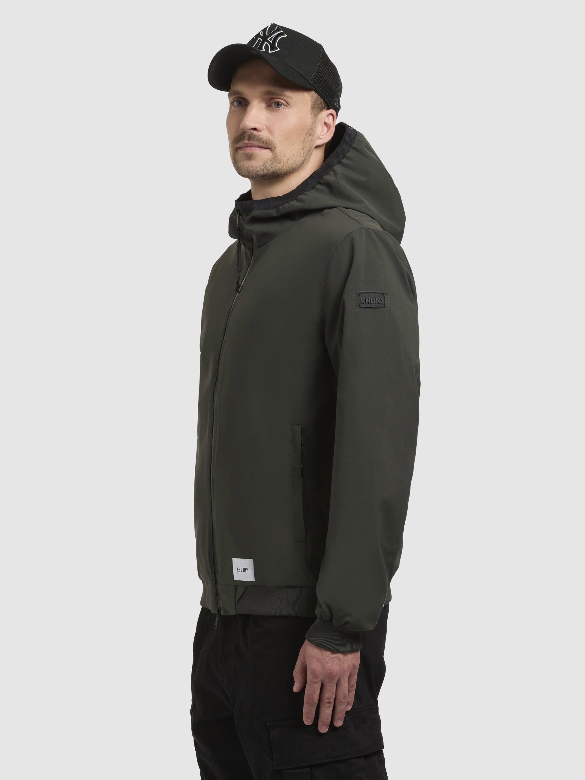 khujo-jacke-larm-dunkelgr-n-damen-kapuzenjacke-regular-fit image 5