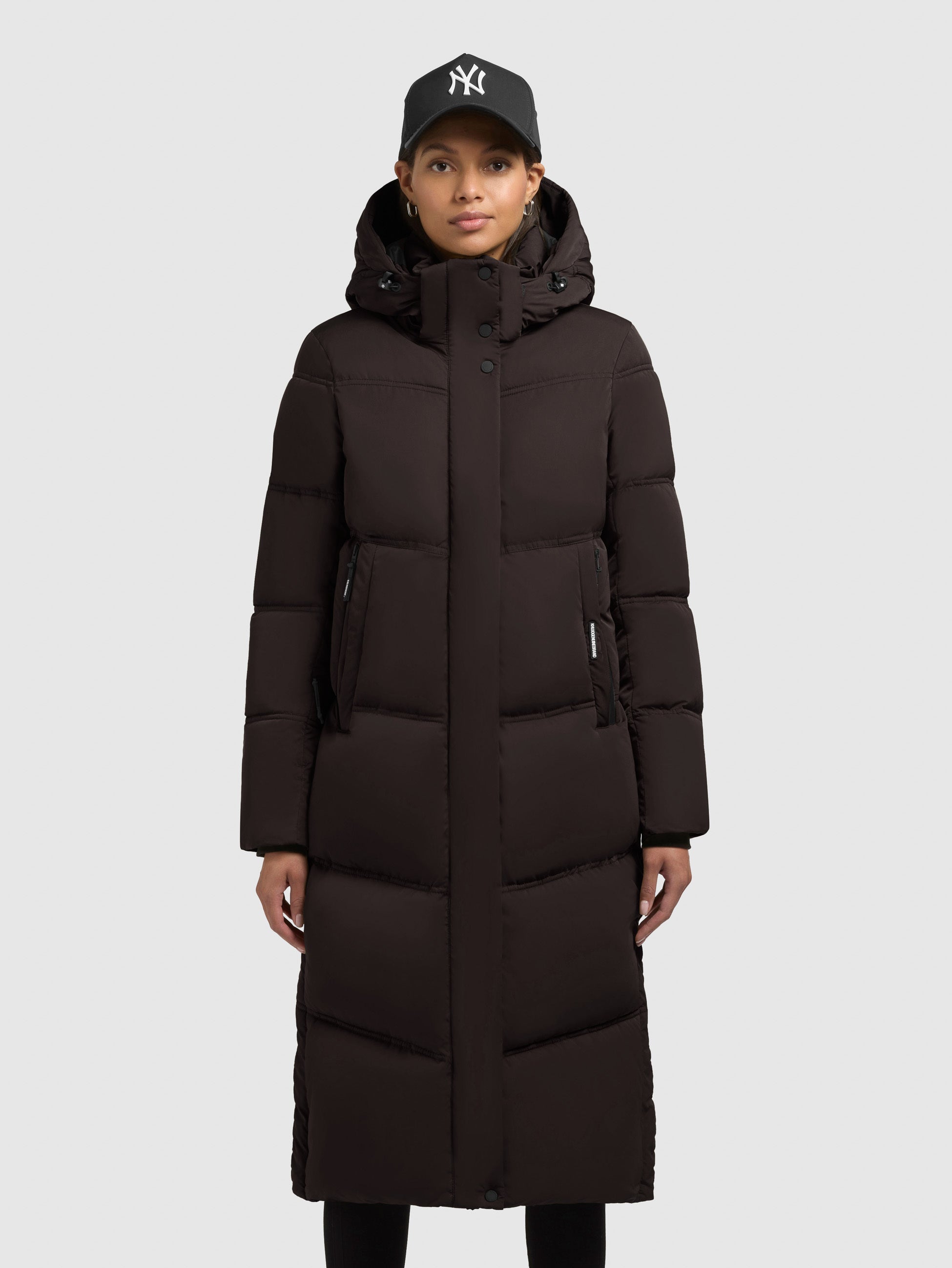 khujo-mantel-luga2-moody-plum-knielanger-wattierter-steppmantel-damen image 4