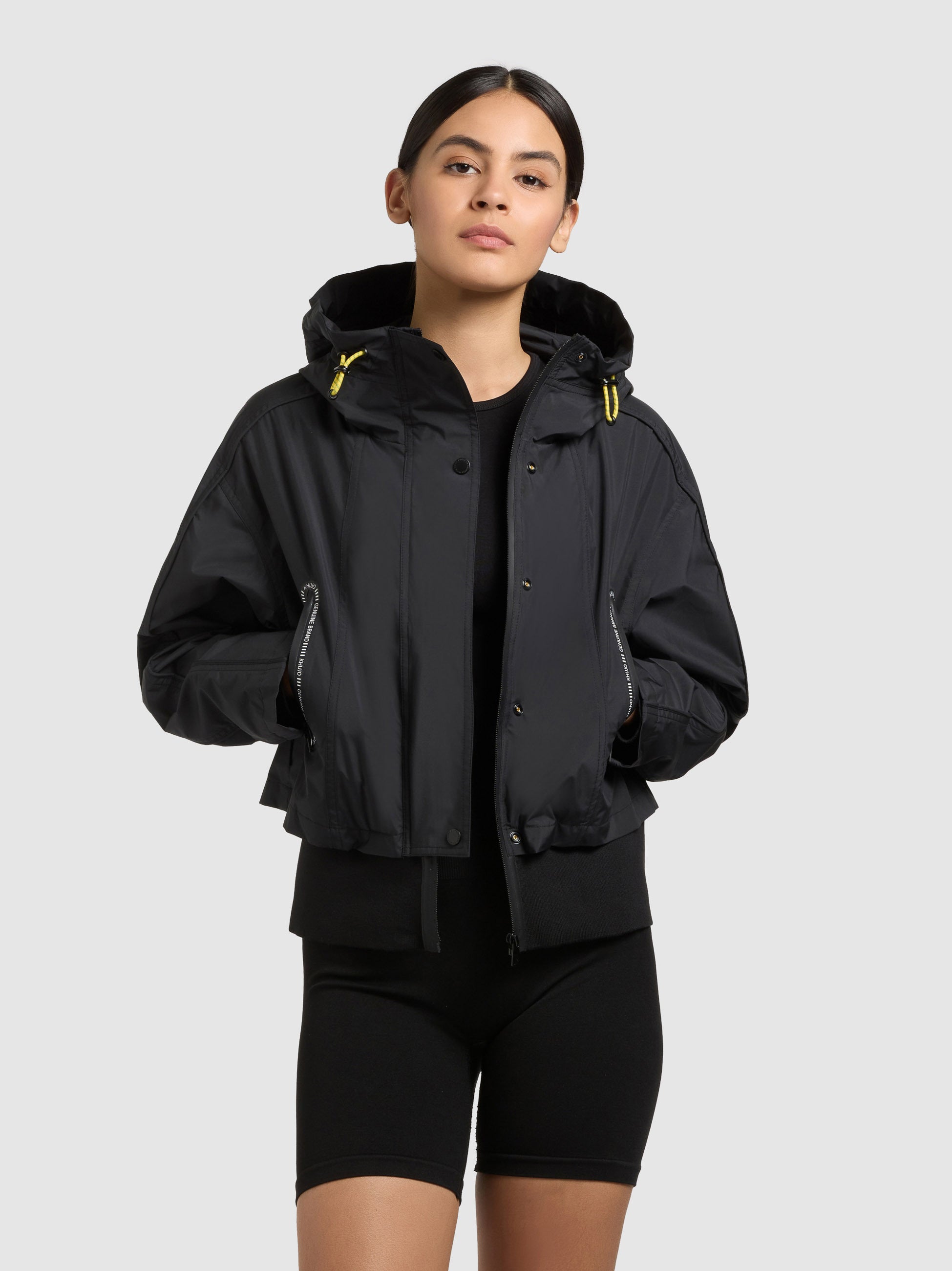khujo-jacke-amelia-black-damen-windbreaker image 4