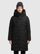 khujo-mantel-vare-black-kurzer-wattierter-steppmantel-schwarz image 4