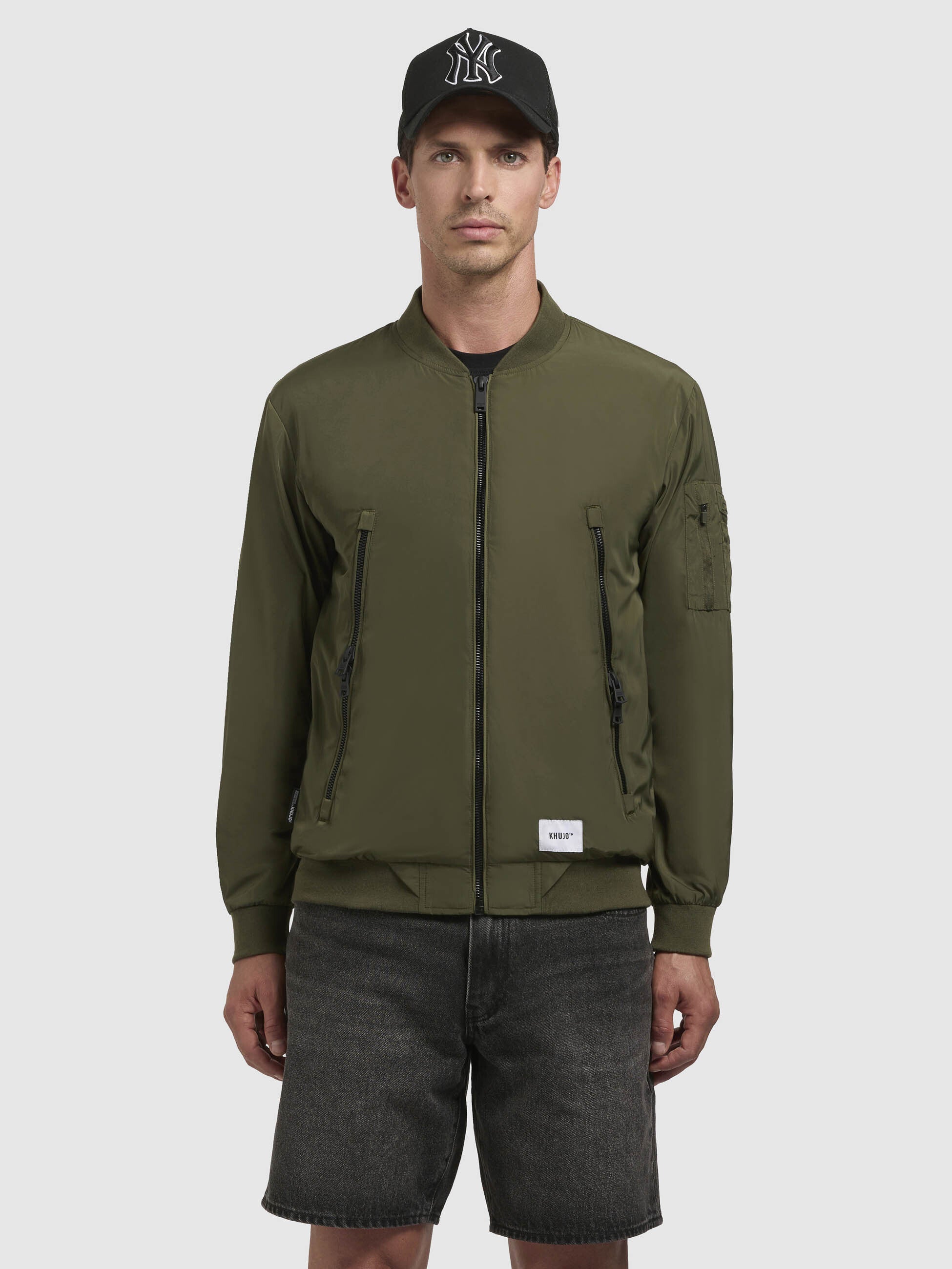 khujo-jacke-listener-olivgr-n-bomberjacke-blouson-h-ftlang image 4
