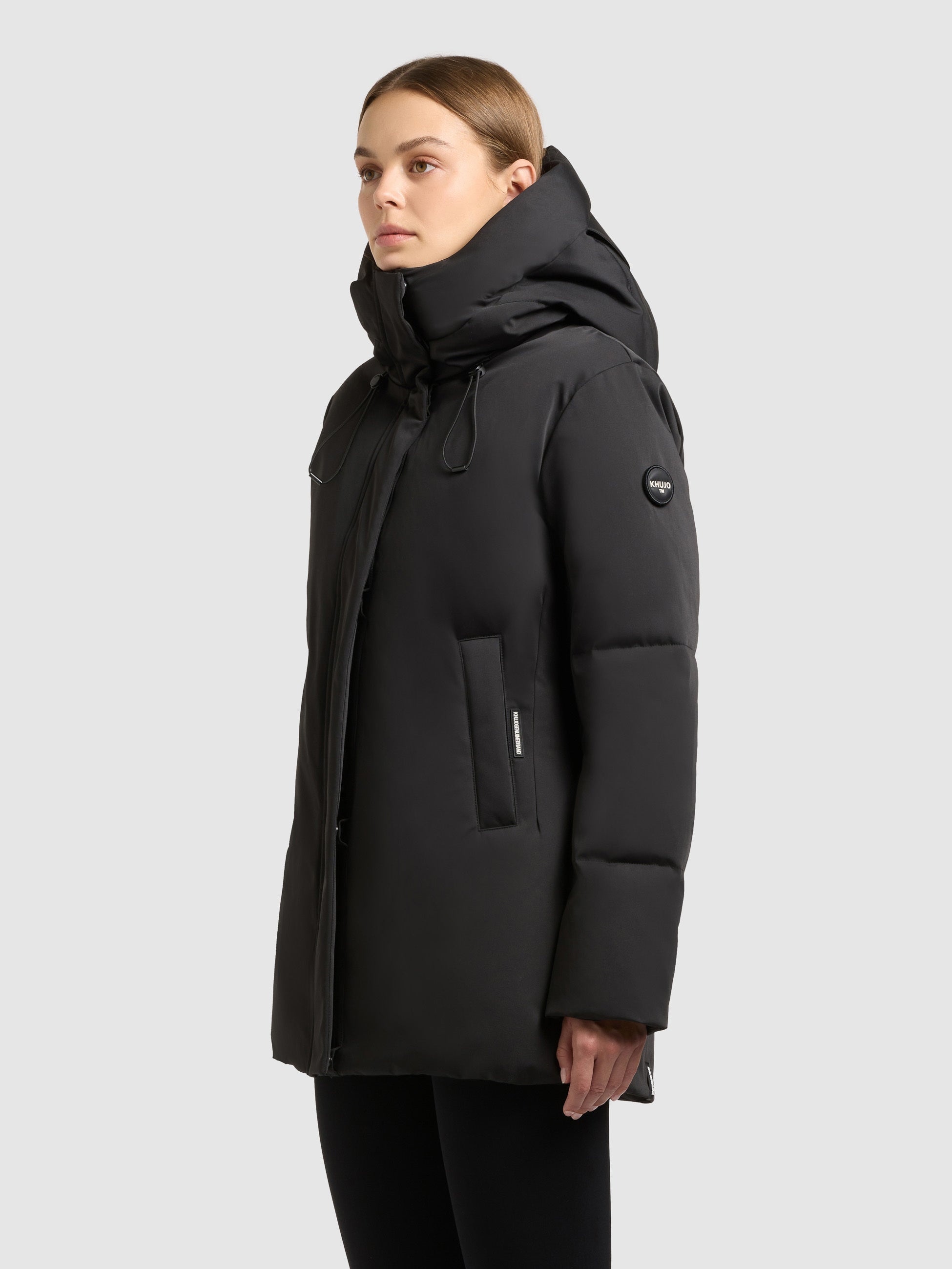 khujo-allap-damen-winterjacke-black-teil-gesteppte-kapuzenjacke image 5