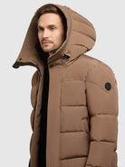 khujo-jacket-nebo-rust-brown-wattierte-damen-steppjacke-mit-kapuze image 7