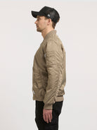 khujo-adon-damen-bomberjacke-beige-h-ftlange-bergangsjacke image 5