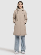 khujo-mantel-elea-beige-regular-fit-regenmantel-damen image 6