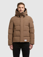khujo-jacket-nebo-rust-brown-wattierte-damen-steppjacke-mit-kapuze image 4