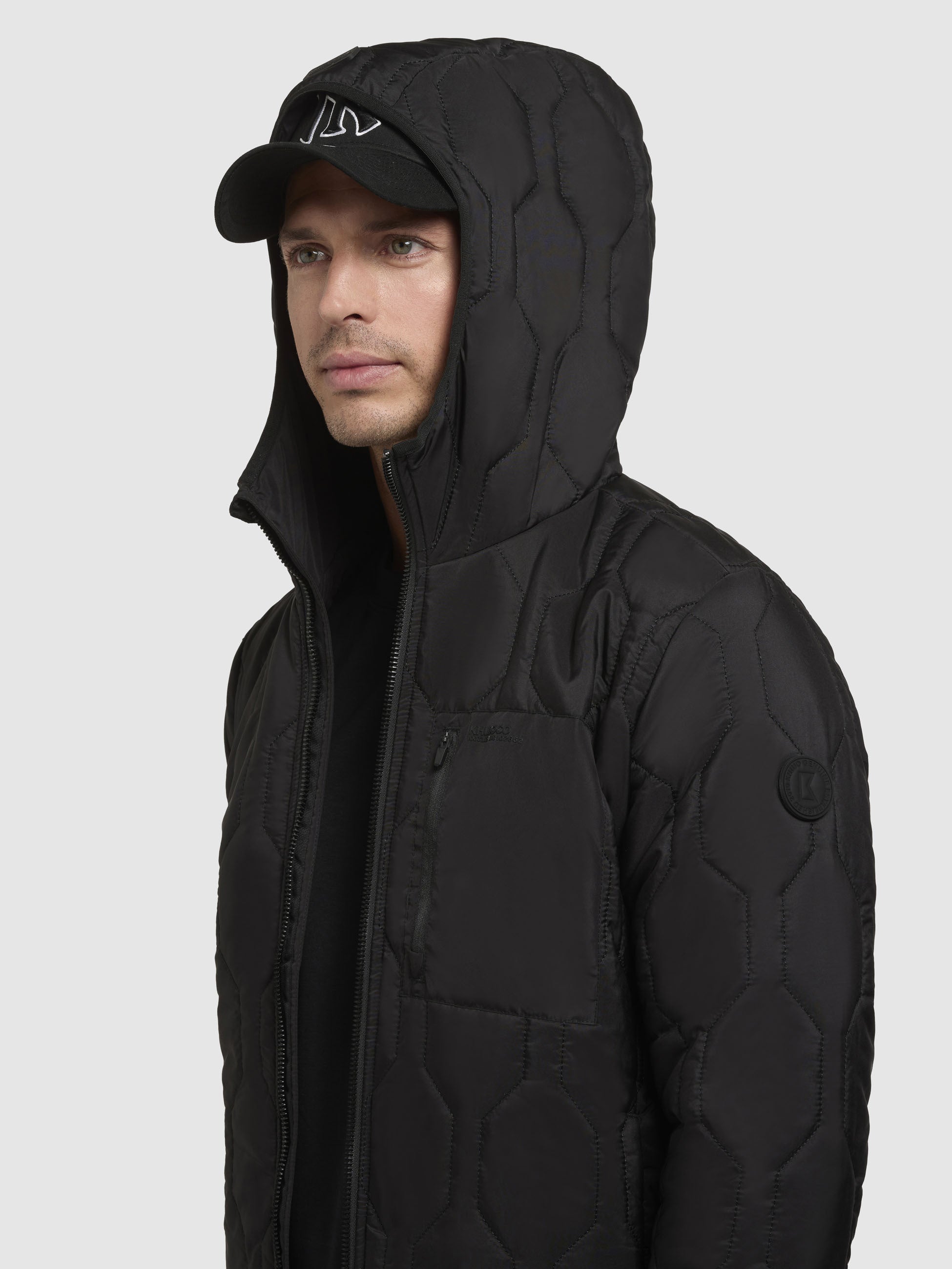 khujo-jacke-rhein-schwarz-h-ftlange-steppjacke-mit-kapuze image 8