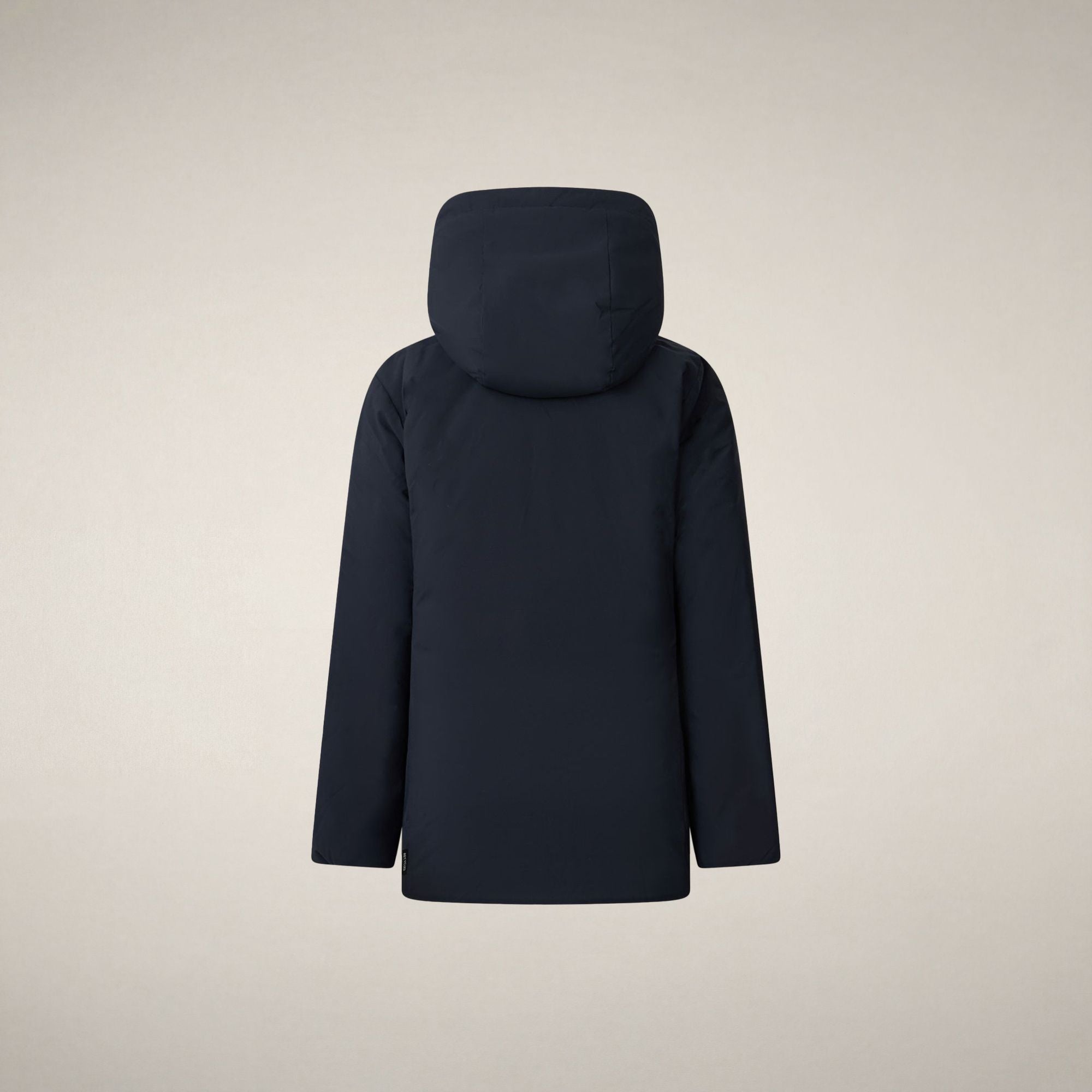 save-the-duck-cassie-m-dchen-parka-blue-black-kurzer-winterparka-mit-kapuze image 2