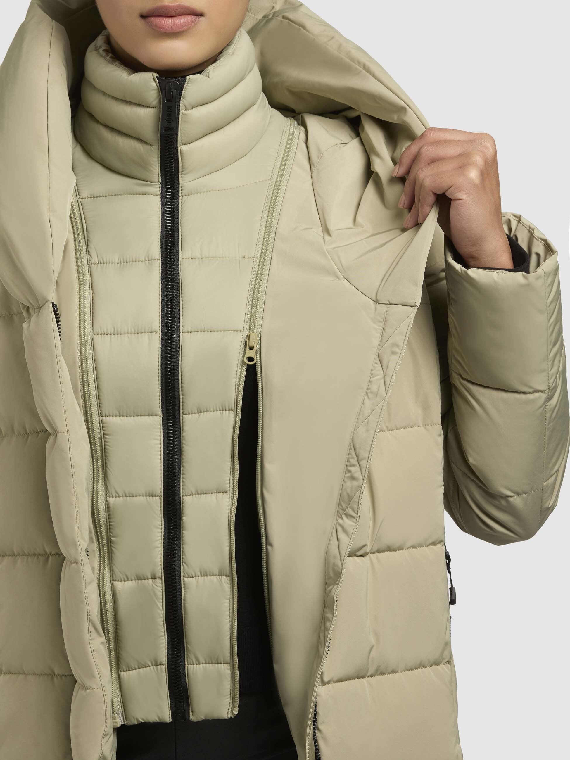khujo-jacke-tenx-hellgr-n-damen-steppjacke-mit-herausnehmbarem-einsatz image 8