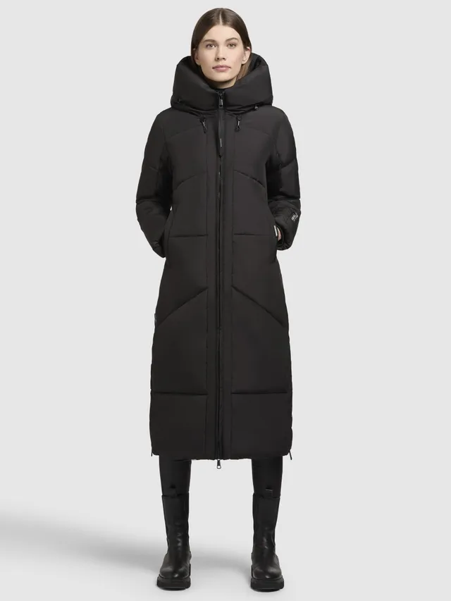 khujo-prayce-damen-coat-steppmantel-black image 1