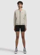 khujo-jacke-cend-damen-bomberjacke-blassgr-n-h-ftlang image 2