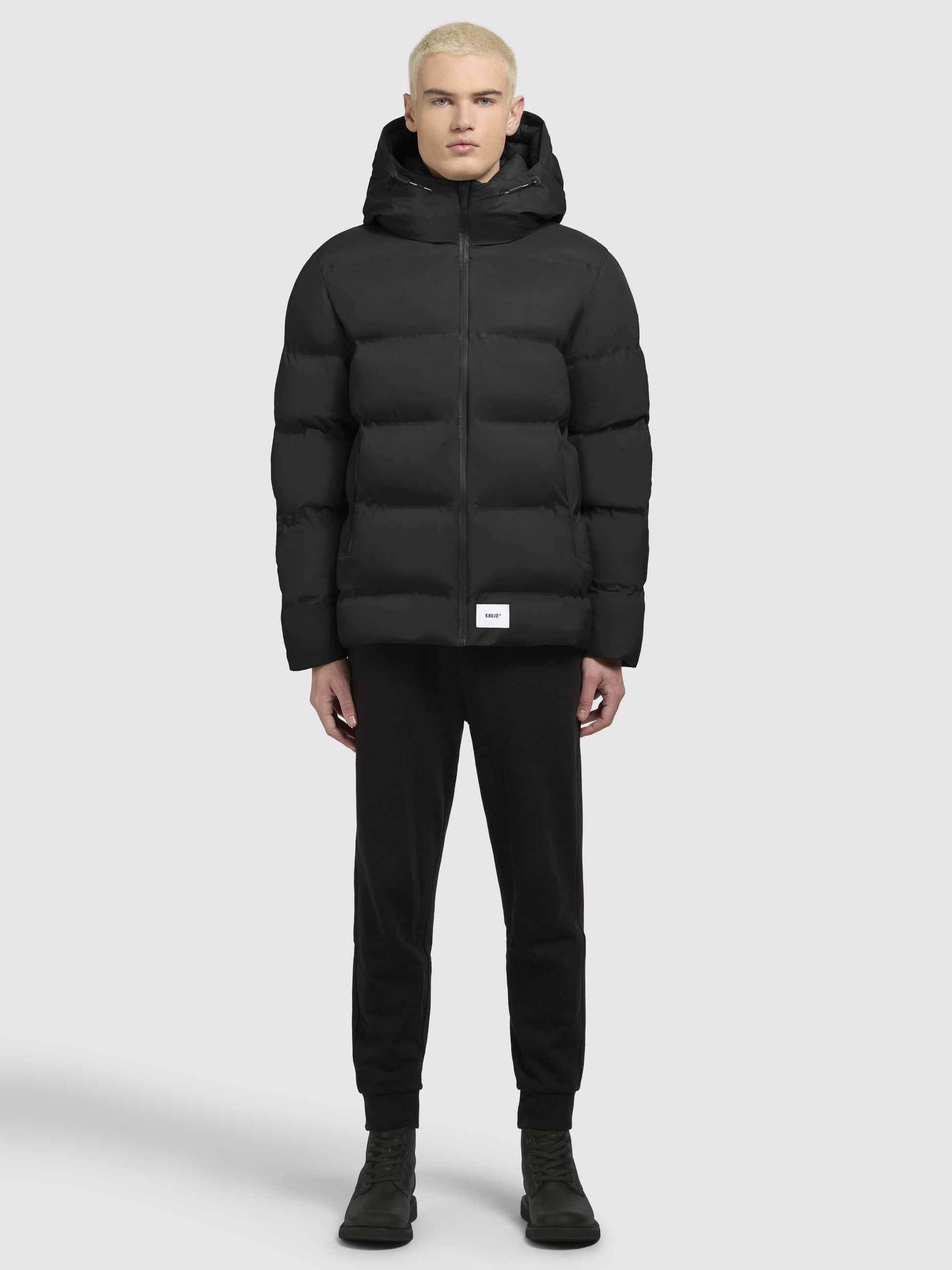 khujo-jacke-silas2-schwarz-damen-steppjacke-h-ftlang-warm-wattiert image 1