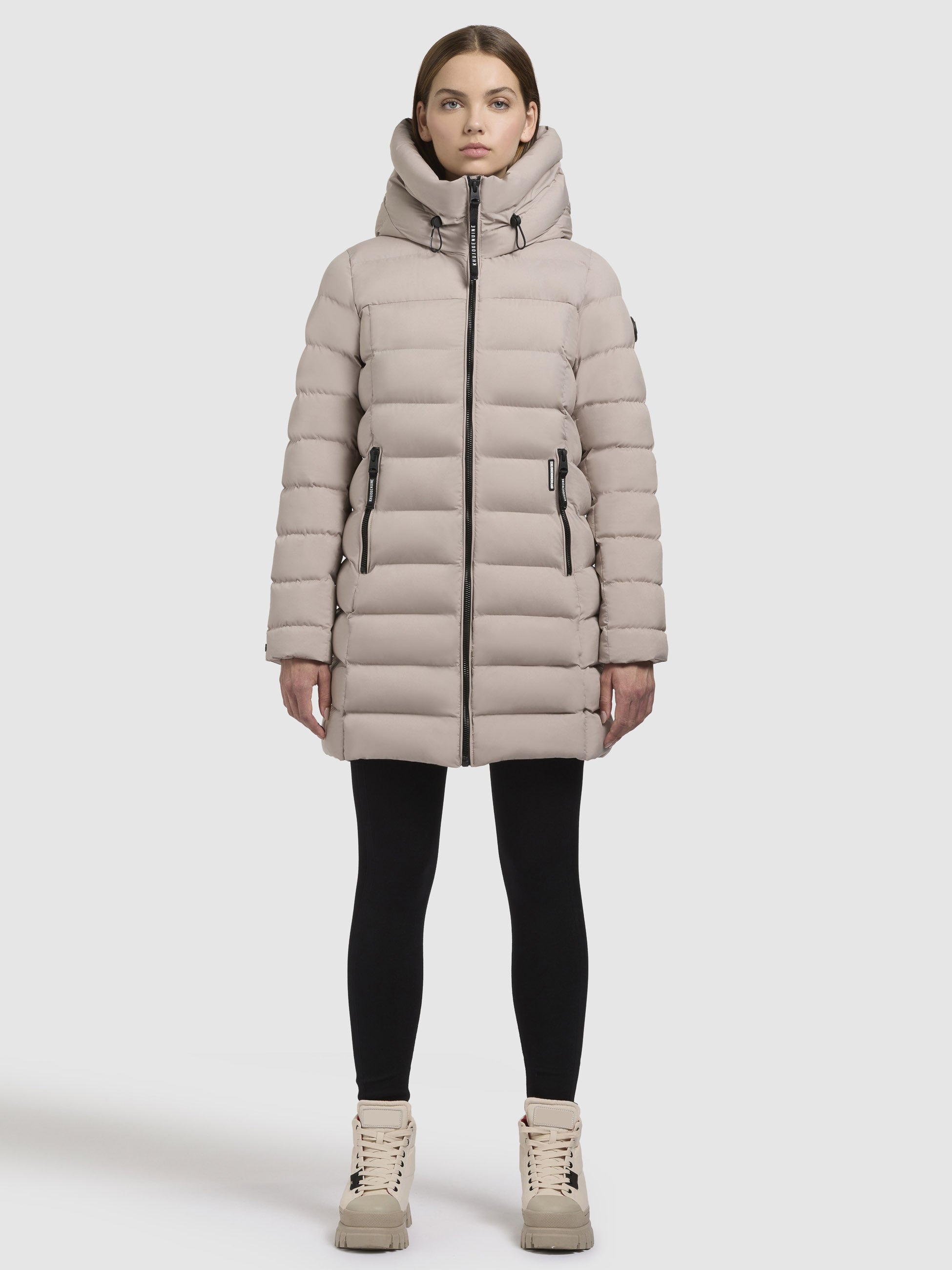 khujo-nekar-damen-steppjacke-light-beige image 1